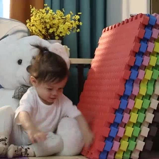 A17⭐2.5CM safety thickness thickened 60cm*60cm baby crawling stitching mat Puzzle Mat Playmat thickened