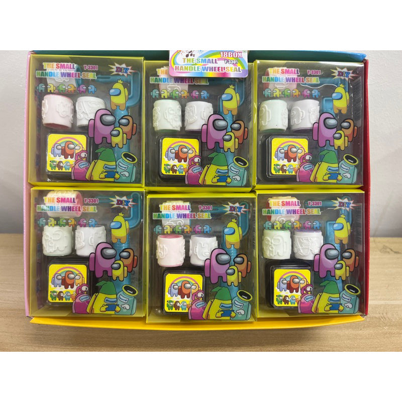 A26⭐School Kids Goodie Bag⭐Cartoon Rolling Samps/Kids Children'Day Gifts/Scholl Birthday Gift