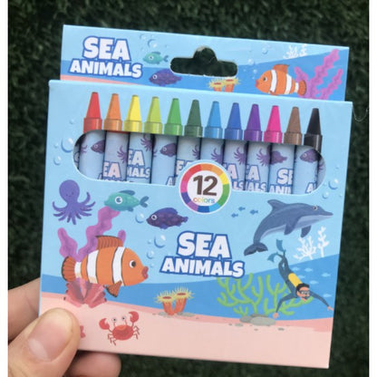 A03⭐School Kids Goodie Bag * Birthday gift* 12 Colors Children's Crayon Safe Nontoxic Graffiti Crayon