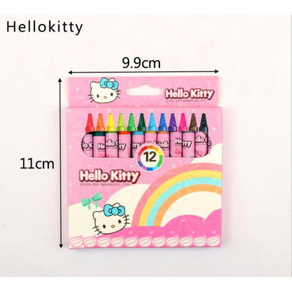 A03⭐School Kids Goodie Bag * Birthday gift* 12 Colors Children's Crayon Safe Nontoxic Graffiti Crayon