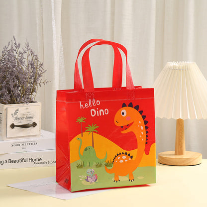 A67⭐Non Woven Reusable Goodie Bags with Handles Gift Bag Christmas Day Gifts