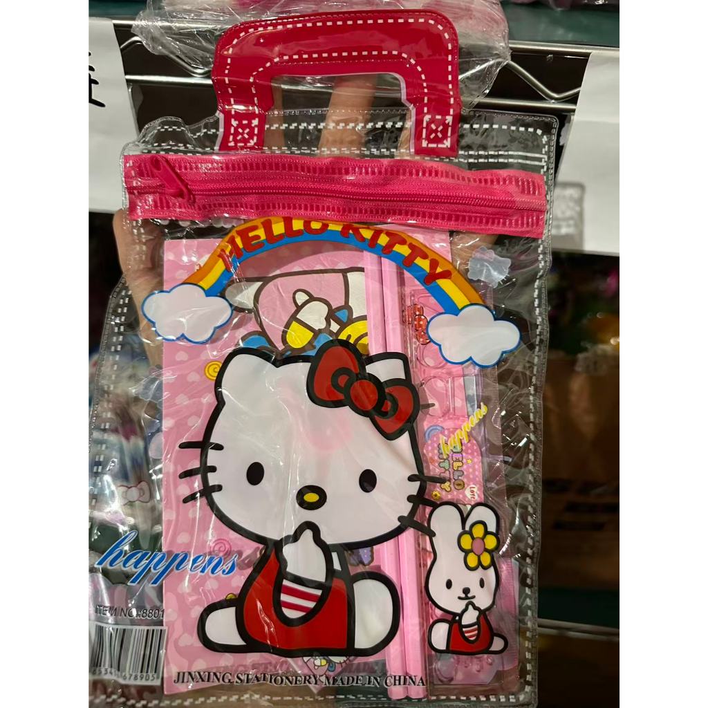 A01⭐Small gift bag 6 in 1 Cute cartoon hand carrying stationery set/goodie bags/Birthday Gift Six-piece set