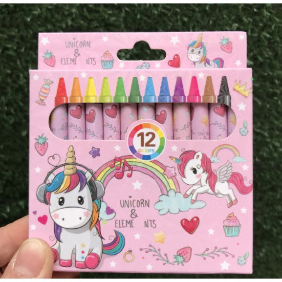 A03⭐School Kids Goodie Bag * Birthday gift* 12 Colors Children's Crayon Safe Nontoxic Graffiti Crayon