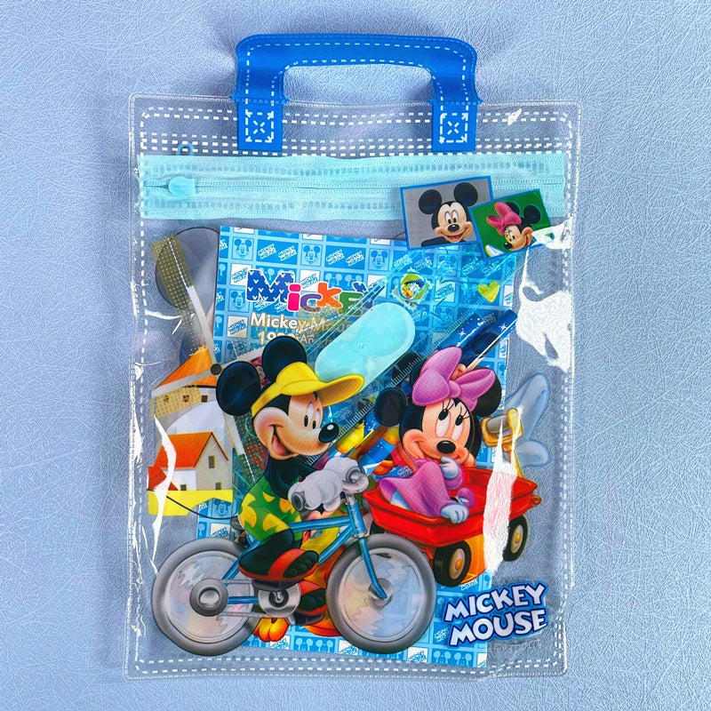 A01⭐Small gift bag 6 in 1 Cute cartoon hand carrying stationery set/goodie bags/Birthday Gift Six-piece set