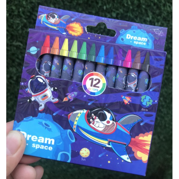 A03⭐School Kids Goodie Bag * Birthday gift* 12 Colors Children's Crayon Safe Nontoxic Graffiti Crayon