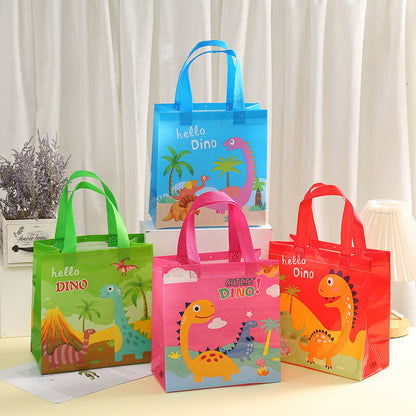 A67⭐Non Woven Reusable Goodie Bags with Handles Gift Bag Christmas Day Gifts