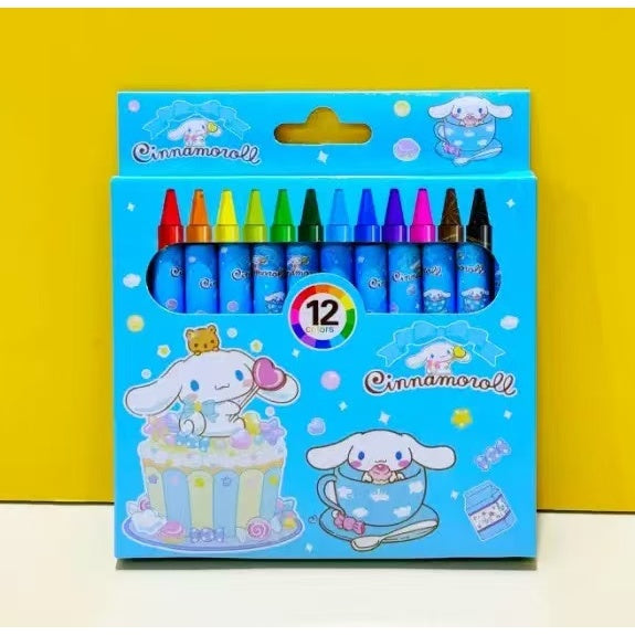 A03⭐School Kids Goodie Bag * Birthday gift* 12 Colors Children's Crayon Safe Nontoxic Graffiti Crayon
