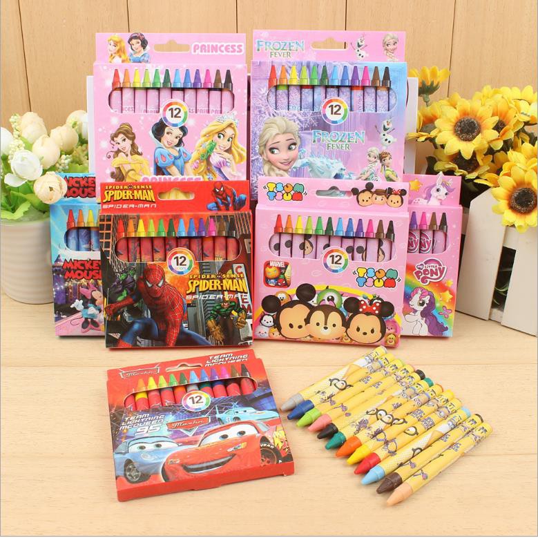 A03⭐School Kids Goodie Bag * Birthday gift* 12 Colors Children's Crayon Safe Nontoxic Graffiti Crayon