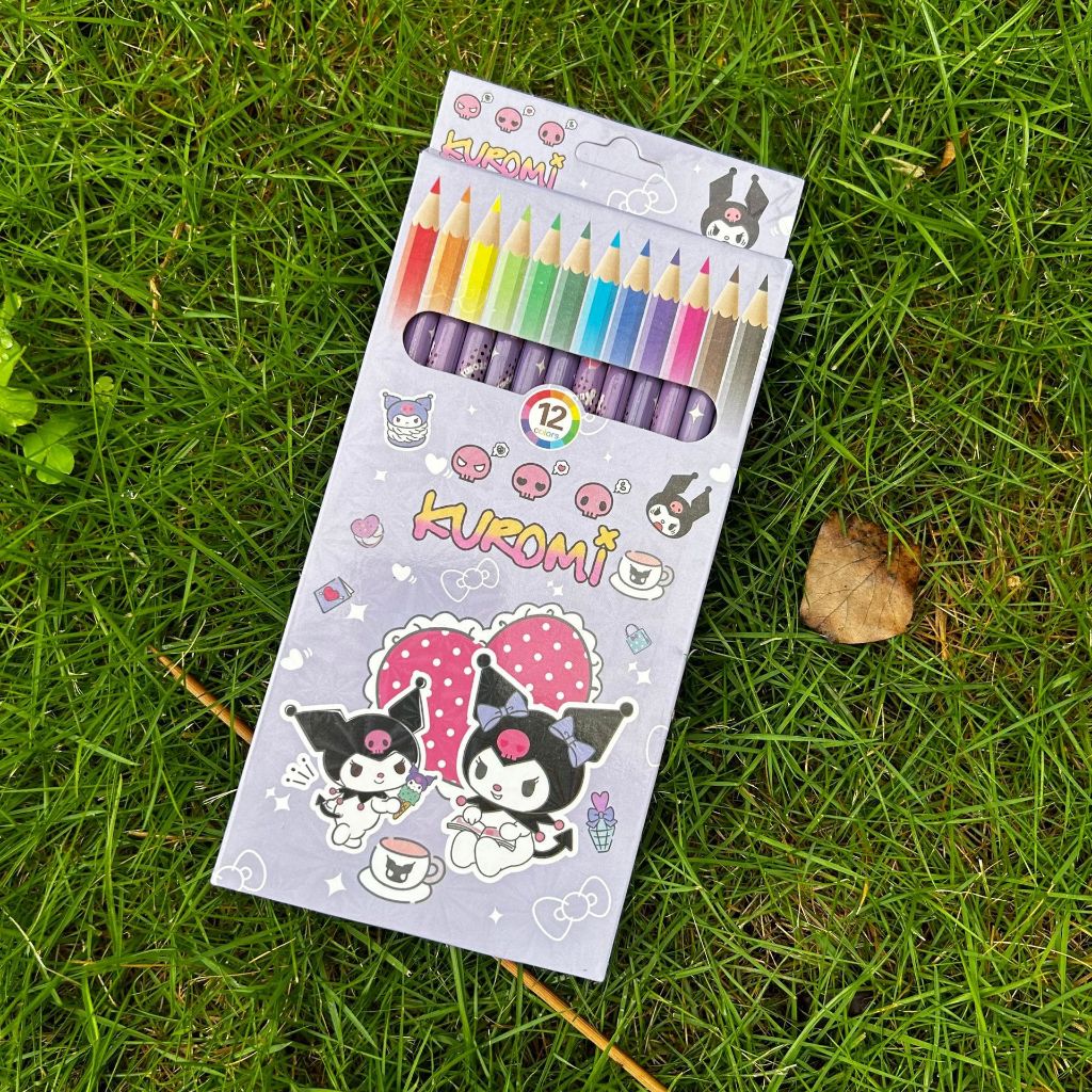 A13 Goodie Bag  Cute cartoon 12 color small pencil drawing coloring pencil