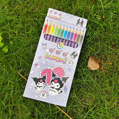 A13 Goodie Bag  Cute cartoon 12 color small pencil drawing coloring pencil