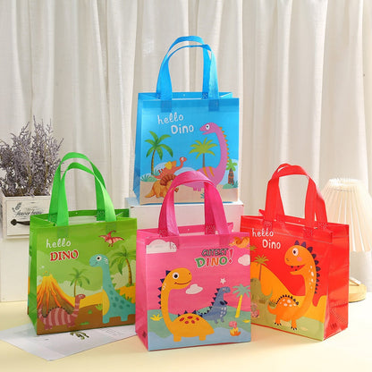A67⭐Non Woven Reusable Goodie Bags with Handles Gift Bag Christmas Day Gifts