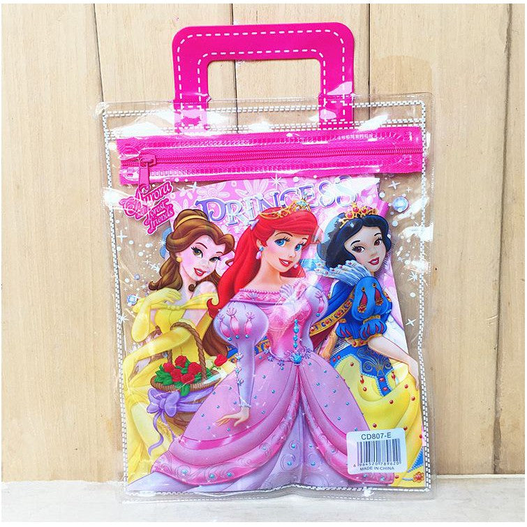 A01⭐Small gift bag 6 in 1 Cute cartoon hand carrying stationery set/goodie bags/Birthday Gift Six-piece set