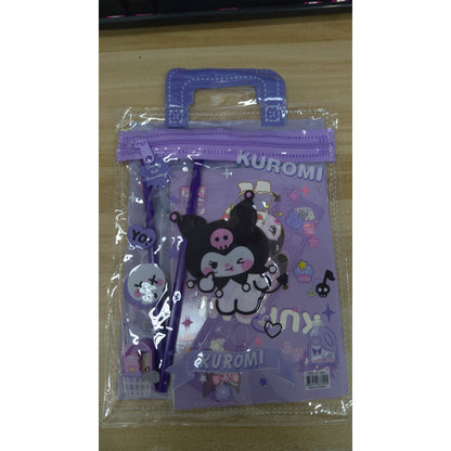 A01⭐Small gift bag 6 in 1 Cute cartoon hand carrying stationery set/goodie bags/Birthday Gift Six-piece set