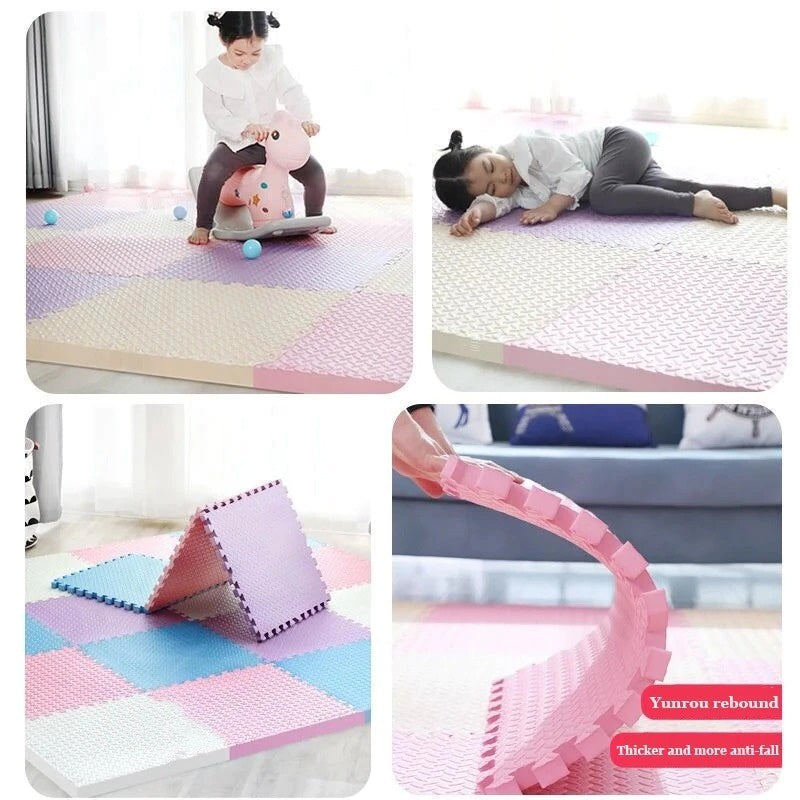 A17⭐2.5CM safety thickness thickened 60cm*60cm baby crawling stitching mat Puzzle Mat Playmat  thickened