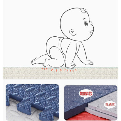 A17⭐2.5CM safety thickness thickened 60cm*60cm baby crawling stitching mat Puzzle Mat Playmat  thickened