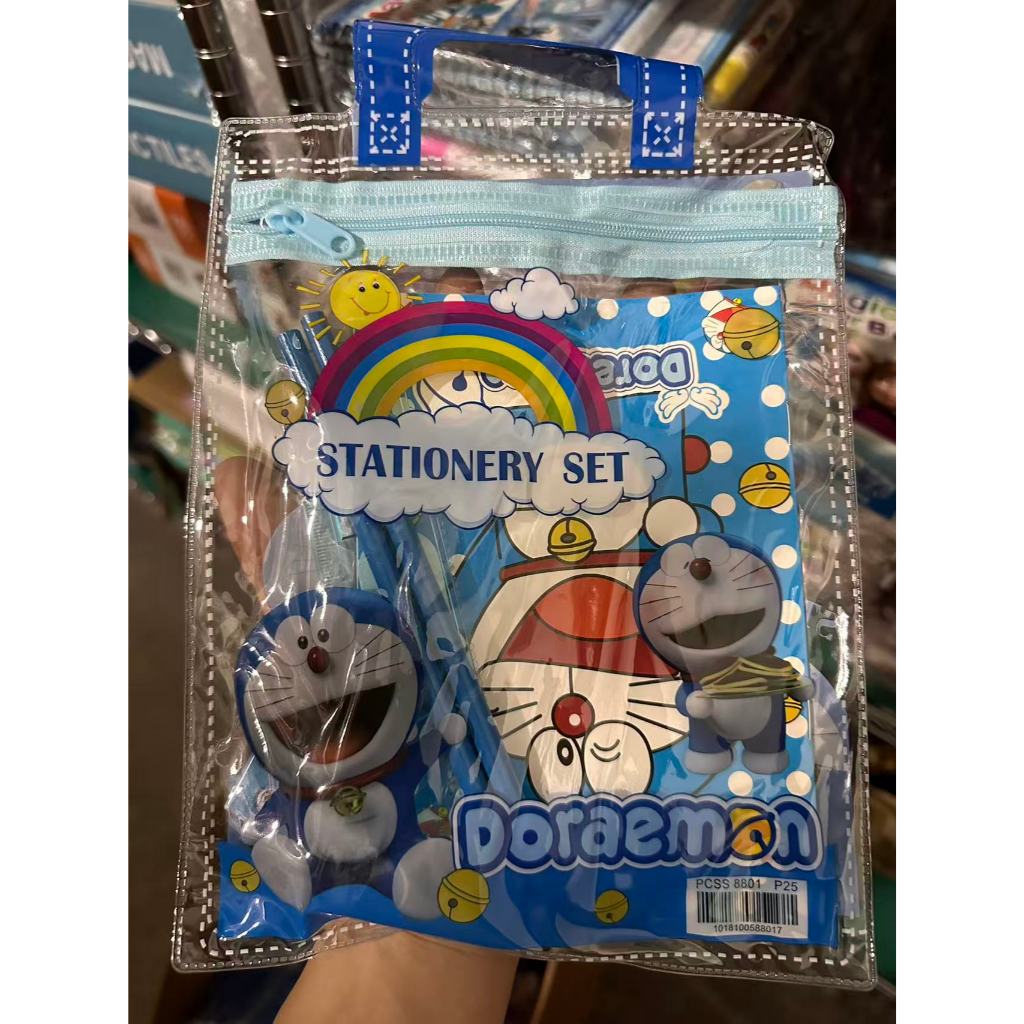 A01⭐Small gift bag 6 in 1 Cute cartoon hand carrying stationery set/goodie bags/Birthday Gift Six-piece set