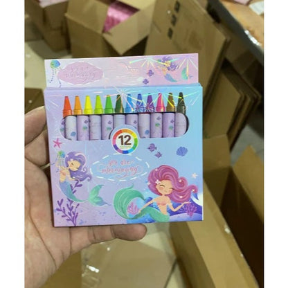 A03⭐School Kids Goodie Bag * Birthday gift* 12 Colors Children's Crayon Safe Nontoxic Graffiti Crayon